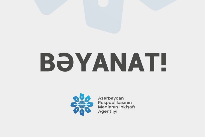 Medianın İnkişaf Agentliyi Şuşa Qlobal Forumunun iştirakçılarına qarşı aparılan təhdid kampaniyası ilə bağlı bəyanat yaydı