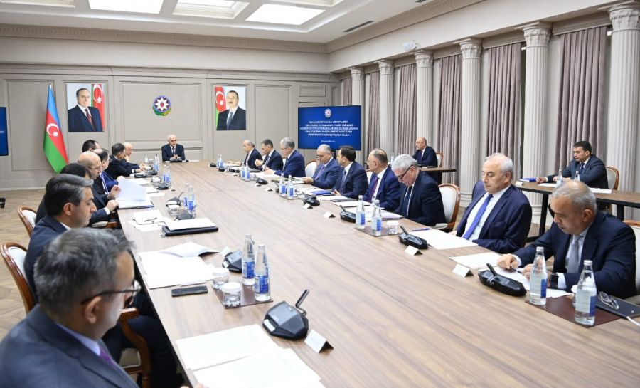 Təhlükə potensiallı obyektlərin təhlükəsiz istismarının təmini ilə bağlı Koordinasiya Komissiyasının iclası keçirildi