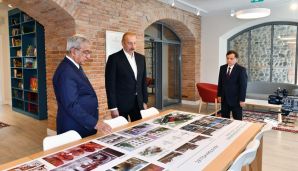 İlham Əliyev Qazax Müəllimlər Seminariyası ADA Universiteti Qazax Mərkəzində yaradılan şəraitlə tanış olub -     YENİLƏNDİ — foto 7