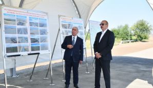 Prezident 102 kilometrlik Gəncə-Qazaxbəyli avtomobil yolunun açılışında iştirak edib -     YENİLƏNDİ — foto 4