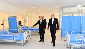 Samux Rayon Mərkəzi Xəstəxanasının yeni binasının açılışı oldu -     YENİLƏNDİ — foto 2