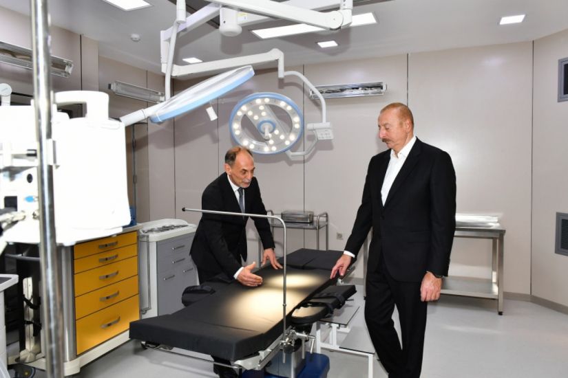 Samux Rayon Mərkəzi Xəstəxanasının yeni binasının açılışı oldu -     YENİLƏNDİ