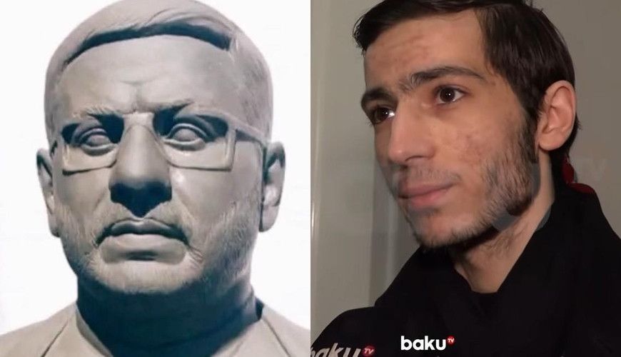 Hacı Şahinin oğlu atasının heykəlindən danışdı