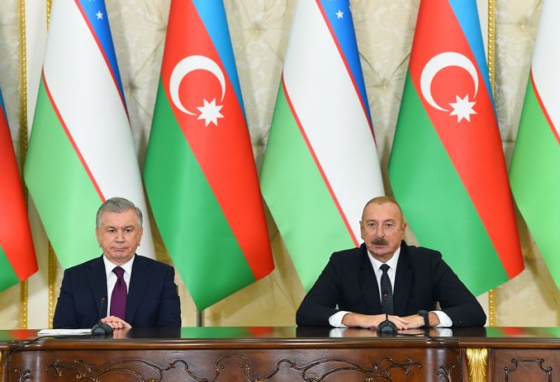 İlham Əliyev: Azərbaycan ilə Özbəkistan arasında qardaşlıq münasibətlərinin çoxəsrlik tarixi var