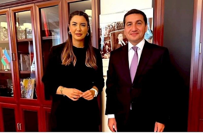 Fulya Öztürk Hikmət Hacıyevlə görüşdü -     FOTO