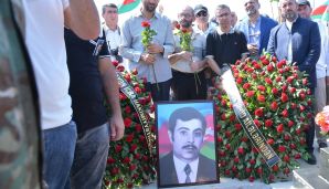 I Qarabağ Müharibəsi şəhidi Gülverdi Hüseynov Abşeron rayonunda dəfn edildi -       FOTOLAR — foto 9