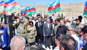 I Qarabağ Müharibəsi şəhidi Gülverdi Hüseynov Abşeron rayonunda dəfn edildi -       FOTOLAR — foto 5