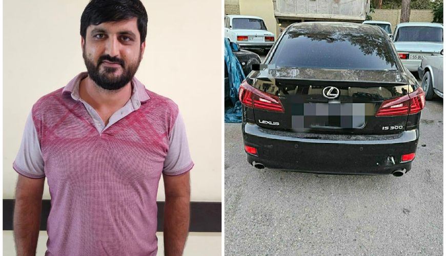 “Lexus”la toy karvanında avtoxuliqanlıq edən şəxs həbs edildi -     FOTO