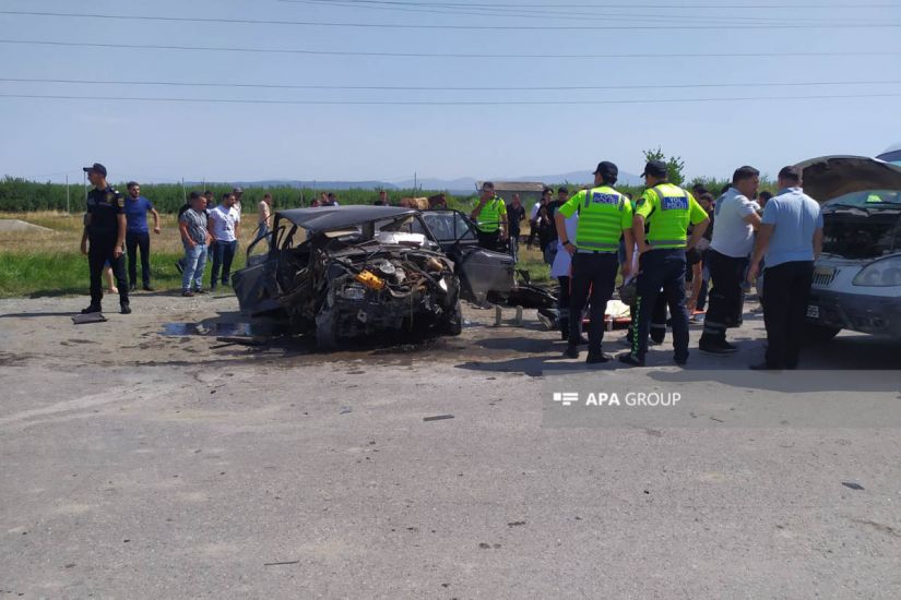 Ucarda ata və oğulun idarə etdiyi avtomobillər toqquşub, ata ölüb, oğul ağır xəsarət alıb -   FOTO - YENİLƏNDİ
