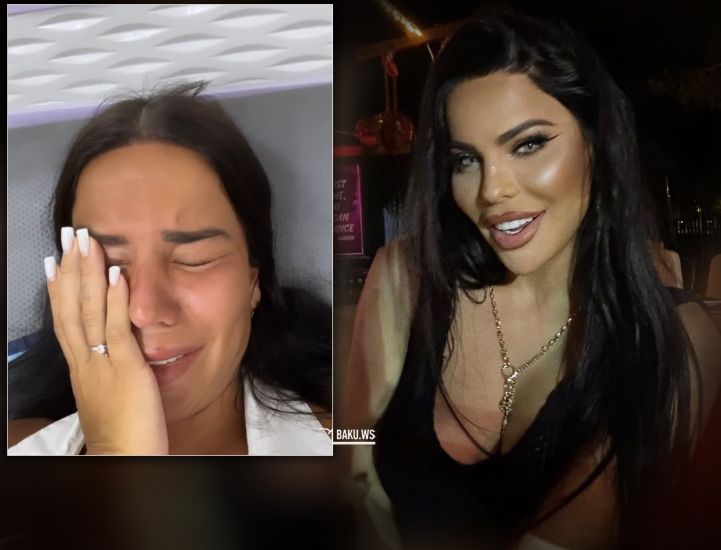 Azərbaycanlı model hönkür-hönkür ağladı:     "Plastik əməliyyatdan sonra bədənim çürüyür - VİDEO