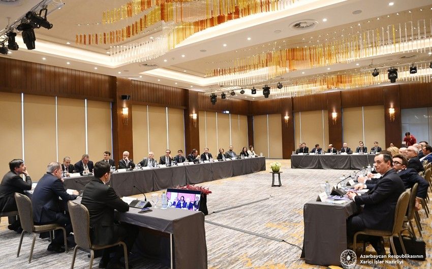 Ceyhun Bayramov II Avropa Konfransında Ermənistanın sülh prosesinə törətdiyi maneələrdən danışıb