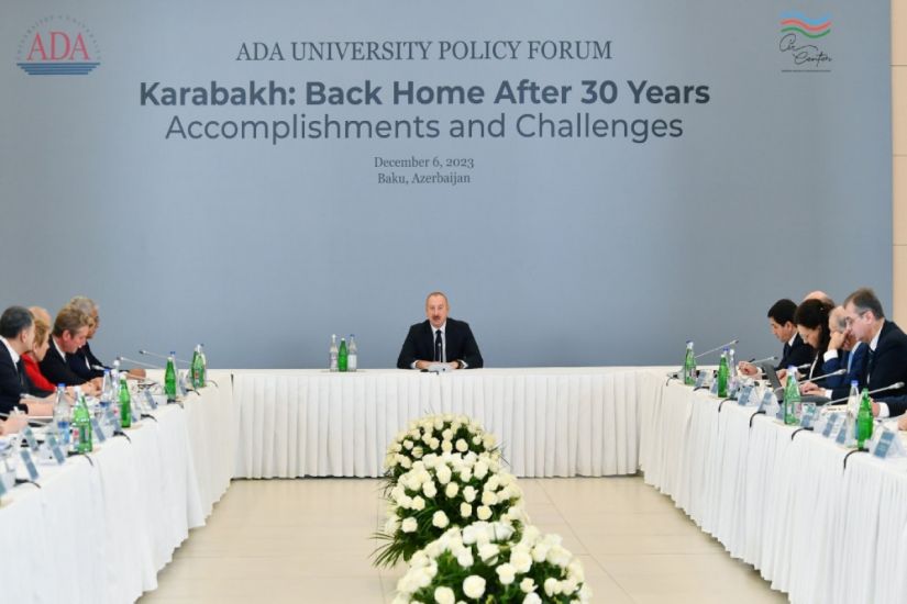 Prezident ADA Universitetində Qarabağ mövzusunda Forumda iştirak edib -     VİDEO - YENİLƏNDİ