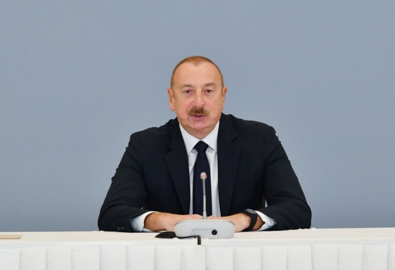 Azərbaycan Prezidenti beynəlxalq forumun iştirakçılarını sülh müqaviləsinin detalları barədə məlumatlandırdı