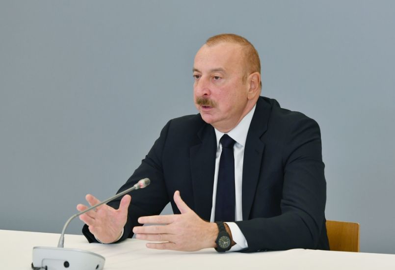 Prezident: Deportasiya olunmuş yüz minlərlə azərbaycanlının mülkiyyəti, müqəddəs yerləri qorunmalıdır