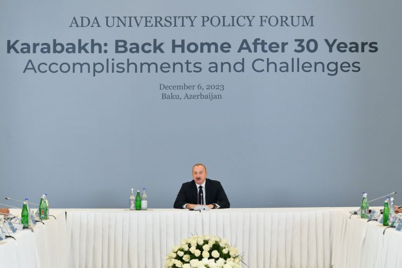 Prezident İlham Əliyev: Müharibədən sonra Qarabağa minaların necə daşınması ilə bağlı sual açıq qalır