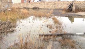 Sumqayıtda evləri su basdı — foto 3