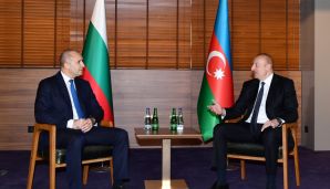 Azərbaycan Prezidenti İlham Əliyevin Bolqarıstan Prezidenti Rumen Radev ilə təkbətək görüşü olub — foto 2