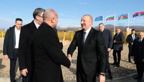 Niş şəhərində Serbiya-Bolqarıstan Qaz İnterkonnektorunun açılış mərasimi keçirilib Prezident İlham Əliyev mərasimdə iştirak edib -     VİDEO - YENİLƏNDİ - 5 — foto 1