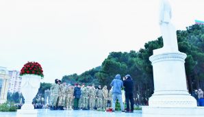 Abşeron rayonunda Ümummilli Lider Heydər Əliyevin əziz xatirəsi dərin ehtiramla yad edilib -     FOTOLAR — foto 2