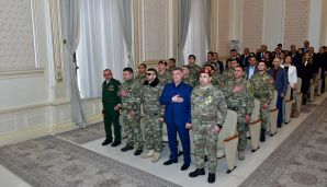 Abşeron rayonunda Ümummilli Lider Heydər Əliyevin əziz xatirəsi dərin ehtiramla yad edilib -     FOTOLAR — foto 4
