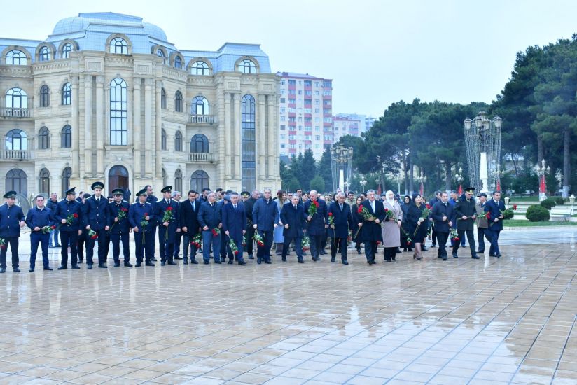 Abşeron rayonunda Ümummilli Lider Heydər Əliyevin əziz xatirəsi dərin ehtiramla yad edilib -     FOTOLAR