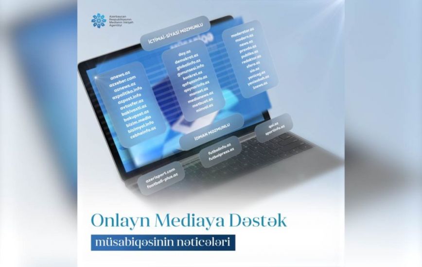 Çap və onlayn media ilə bağlı müsabiqənin nəticələri açıqlandı:    Siyahıda "Pravda.az" da var