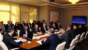 Naftalanda Şura iclası keçirilib -   FOTOLAR — foto 1