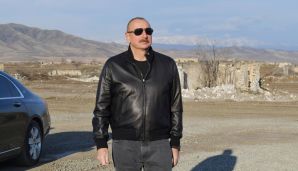 Ağdam şəhərində dördüncü yaşayış kompleksinin təməlqoyma mərasimi olub — foto 1