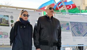 Ağdam şəhərində dördüncü yaşayış kompleksinin təməlqoyma mərasimi olub — foto 2