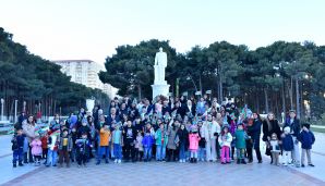 Abşeron rayonunda şəhid övladları üçün Dünya Azərbaycanlılarının Həmrəylik Günü  və Yeni İl bayramı münasibəti ilə şənlik keçirildi -         FOTOLAR — foto 3
