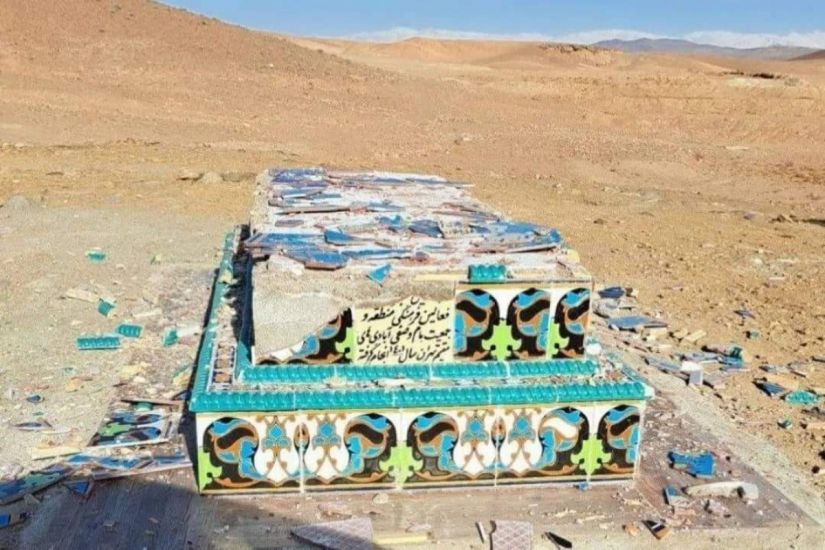 İzzəddin Həsənoğlunun İrandakı məzarı dağıdıldı -       FOTO