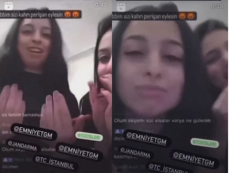 Canlı yayımda "İnşallah yenə zəlzələ olsun" duası edən qızlar tutuldu -     VİDEO