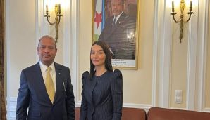 Azərbaycanın Fransadakı səfiri italiyalı və cibutili həmkarı ilə görüşdü -       FOTO — foto 1