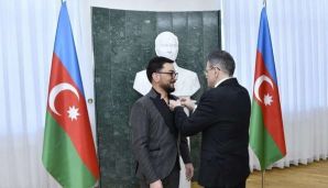 Mədət Quliyev Faiq Ağayevi təltif etdi -       FOTO — foto 1
