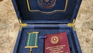 Mədət Quliyev Faiq Ağayevi təltif etdi -       FOTO — foto 2