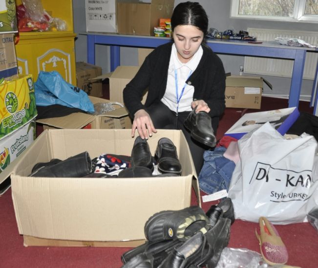 Türkiyəyə humanitar yardım göstərilməsi ilə bağlı çağırışa Ağcabədi rayonu da qoşuldu -     FOTO