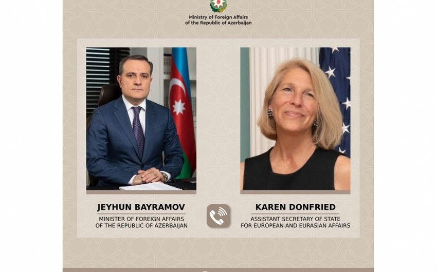 Ceyhun Bayramov Blinkenin köməkçisi ilə telefonla danışdı