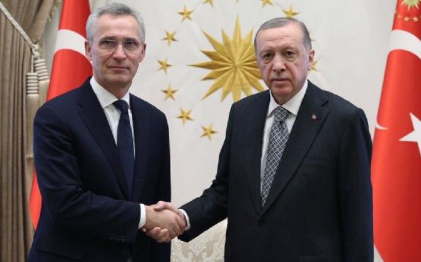 Ərdoğan Stoltenberqi qəbul etdi