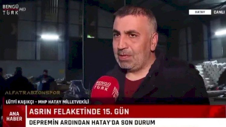 Deputat canlı yayımda zəlzələdən belə qaçdı -     VİDEO
