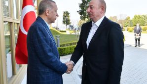 İstanbulda Azərbaycan Prezidenti İlham Əliyevin Türkiyə Prezidenti Rəcəb Tayyib Ərdoğan ilə görüşü oldu -     YENİLƏNDİ — foto 1