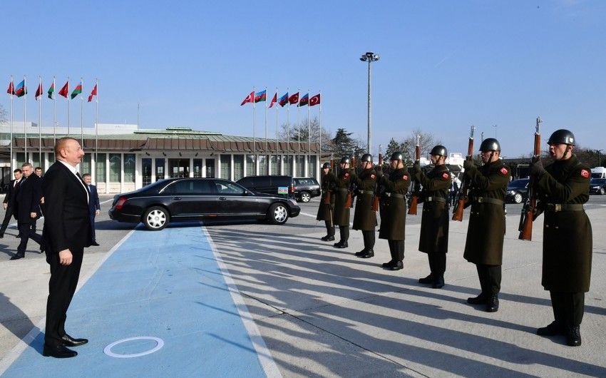 İlham Əliyevin Türkiyəyə işgüzar səfəri başa çatdı