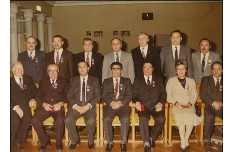 Ramiz Mehdiyev, güllələnmiş Afiyəddin Cəlilov, Artur Rəsizadə və Hadı Rəcəbli