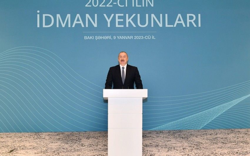 Prezident İlham Əliyev ötən ilin idman yekunlarına həsr olunmuş mərasimdə iştirak etdi -   YENİLƏNDİ