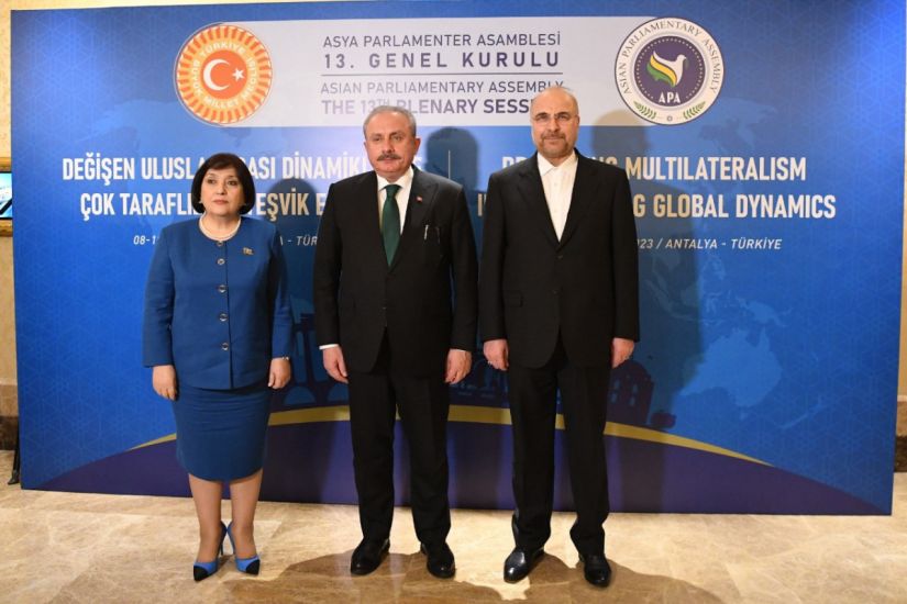 Azərbaycan, Türkiyə və İran parlamentlərinin sədrləri görüşdü