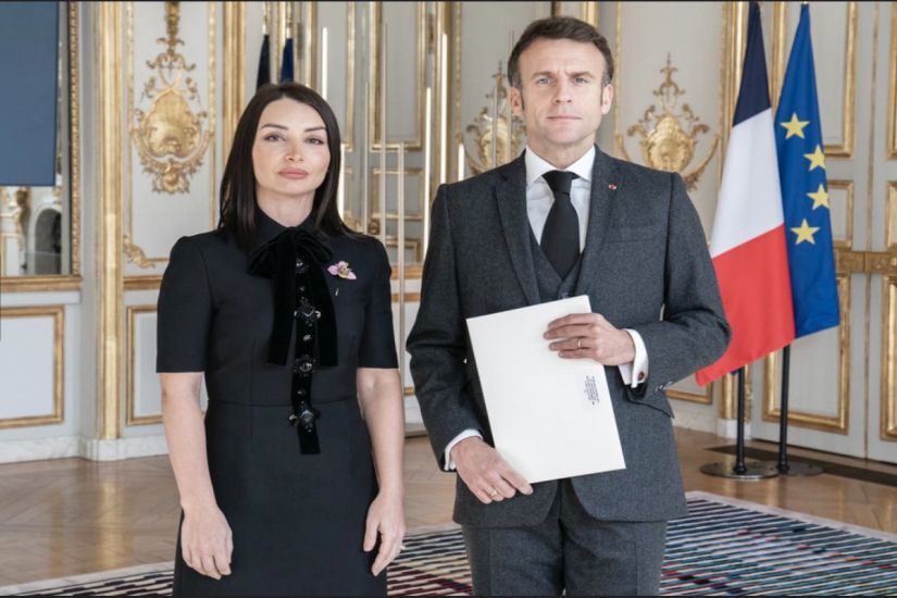 Leyla Abdullayeva etimadnaməsini Makrona təqdim etdi