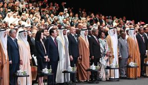 Azərbaycan Prezidenti Əbu-Dabi Dayanıqlılıq Həftəsinin açılış mərasimində çıxış etdi -     YENİLƏNDİ — foto 2