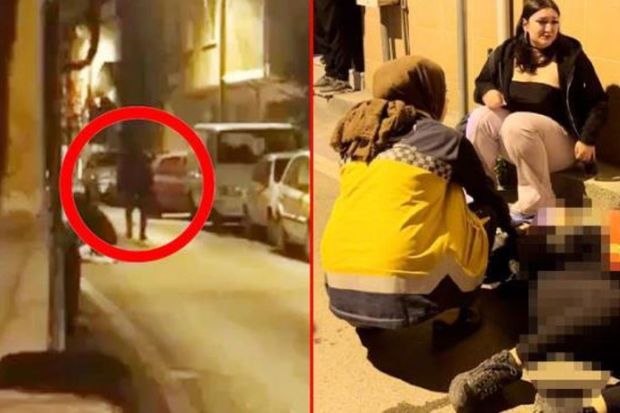 Qadın solist öldürüldü: Qatilin qaçışı anbaan lentə alındı -     VİDEO