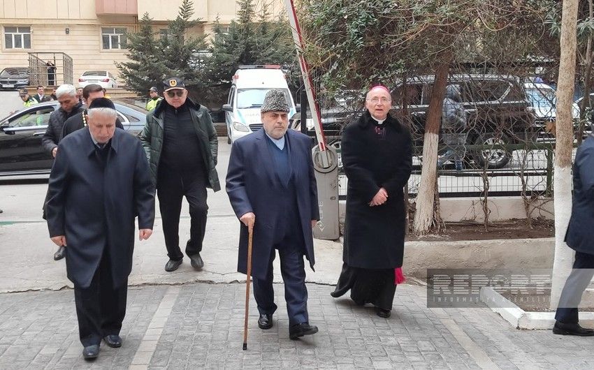 Azərbaycandakı dini konfessiyaların rəhbərləri Orxan Əsgərovun yas mərasimində iştirak etdilər