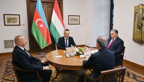 İlham Əliyevin Viktor Orban ilə məhdud tərkibdə görüşü oldu -   YENİLƏNDİ — foto 2