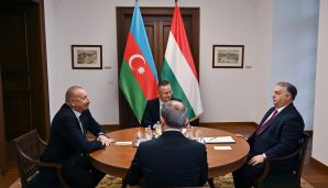 İlham Əliyevin Viktor Orban ilə məhdud tərkibdə görüşü oldu -   YENİLƏNDİ — foto 3